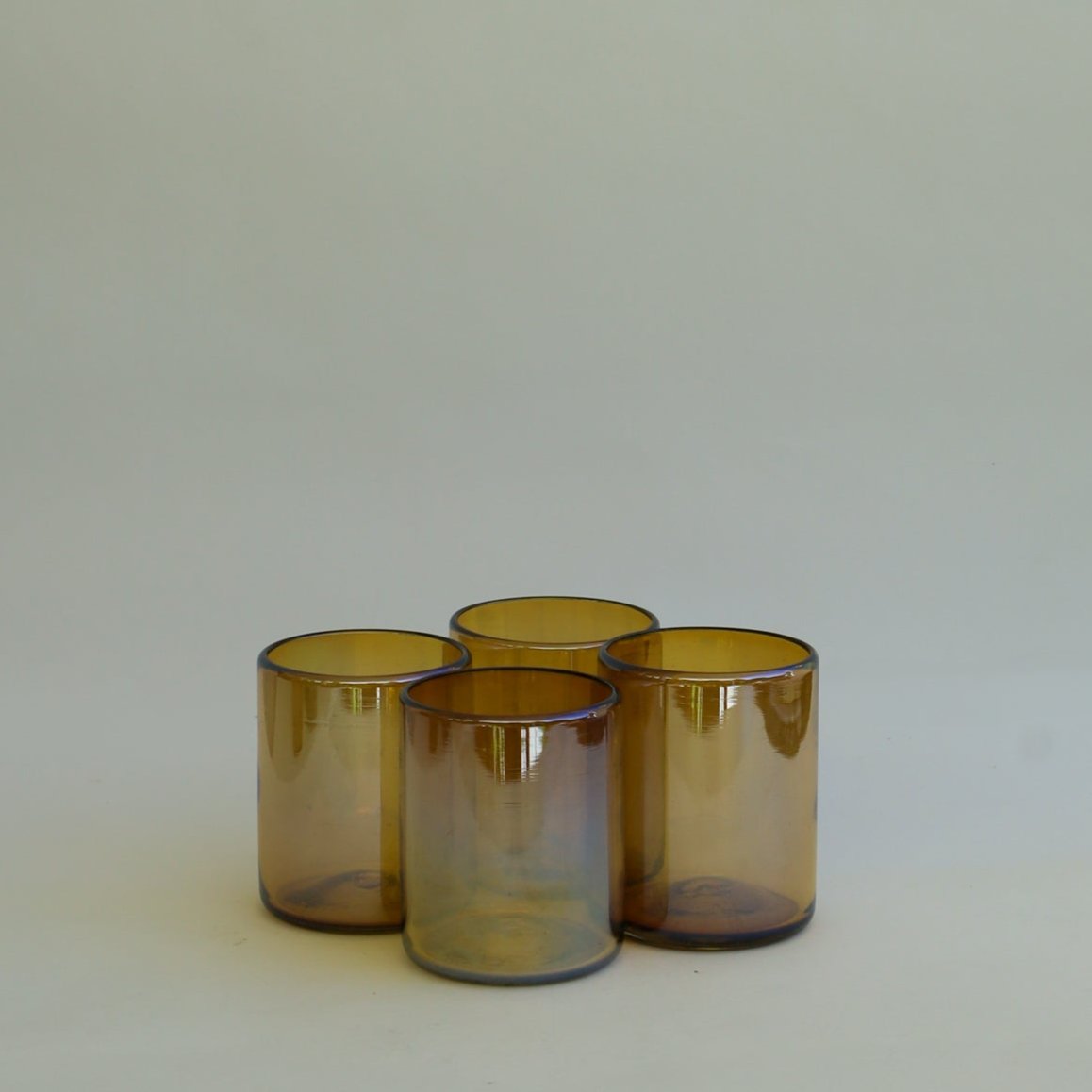 Set de 4 vasos Roca lustre